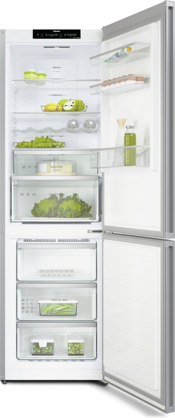 Miele KFN 4374 ED réfrigérateur-congélateur Autoportante 326 L E Argent |  bol.com