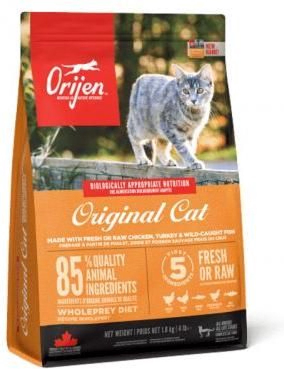 Orijen Whole Prey Cat & Kitten - Kip & Kalkoen - Kattenvoer - 1.8 kg |  bol.com
