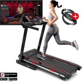 Sportstech Remise de précommande Tapis de Course Pliable et Compact F31- Marque Allemande de qualité - Vidéo Events et APP multijoueur Via écran LCD, Compatible Smartphone 4PS 16km/h