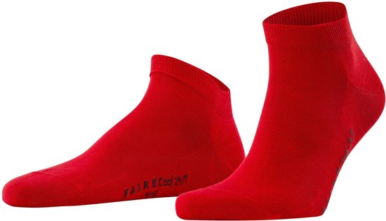 FALKE Cool 24/7 heren sneakersokken - rood (scarlet) - Maat: