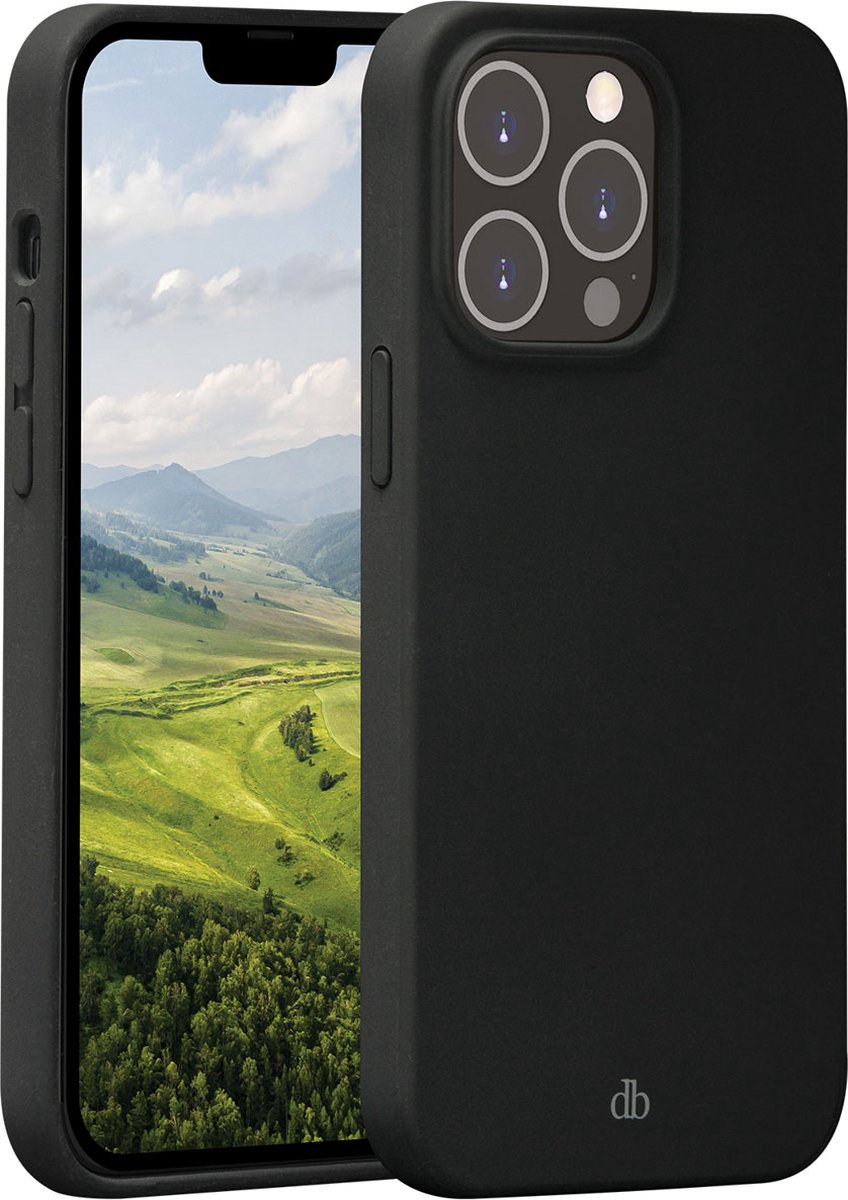 dbramante1928 Monaco hoesje geschikt voor iPhone 14 Pro - Zwart