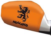 Autospiegel Hoesjes Nederland - Oranje Versiering Voetbal - EK Voetbal 2024 - Oranje Feest Artikelen - Oranje Versiering Koningsdag - 2 stuks