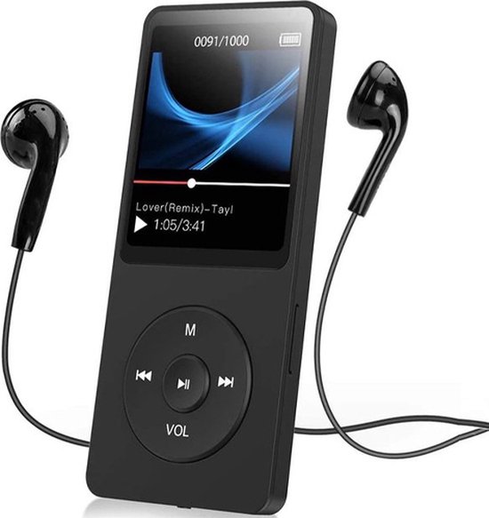 Kebidu® Rockstar-01 Lecteur Hi-Fi MP3/MP4 avec Radio FM et Enregistreur  Vocal 32 Go de... | bol.com