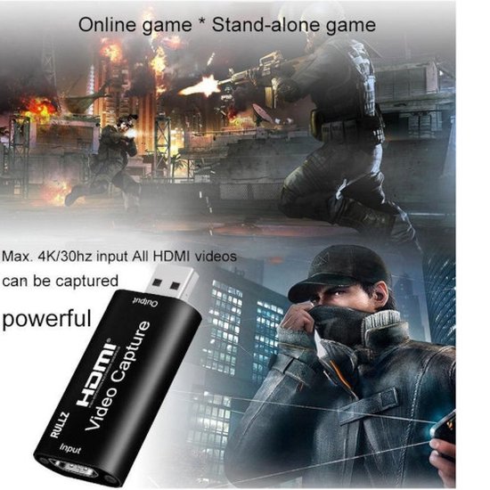 Video Capture Card 1080p HDMI naar USB geschikt voor OBS Studio