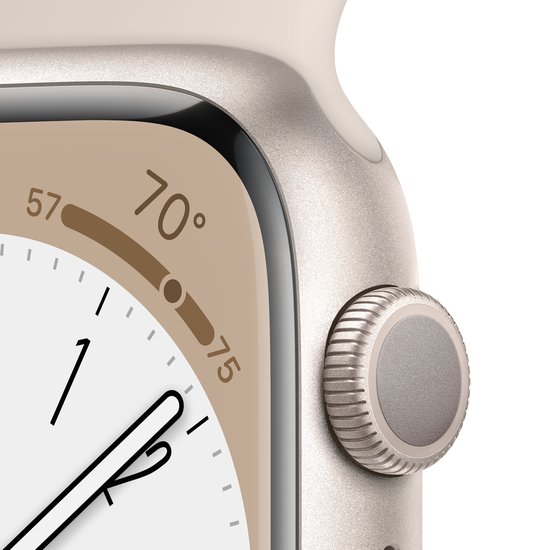 Apple Watch Series 8 - 4G - 45mm - Sterrenlicht Aluminium