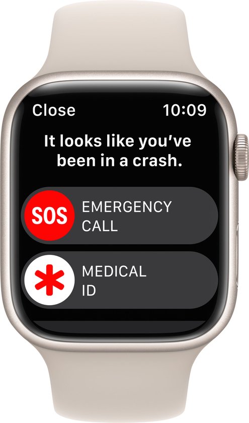 Apple Watch Series 8 - 45mm - Sterrenlicht Aluminium