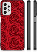 TPU Bumper Samsung Galaxy A23 GSM Hoesje met Zwarte rand Red Roses
