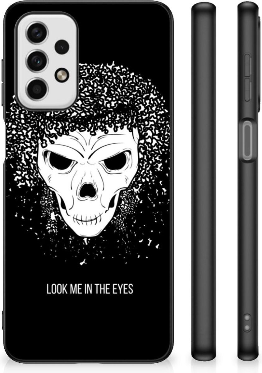 Back Cover voor Telefoonhoesje Samsung Galaxy A23 Skull Hair