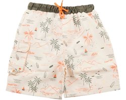 Ducksday - Zwembroek - UV zwemshort - voor jongens - boardshort - UPF 50+ - Waikiki - 12 jaar