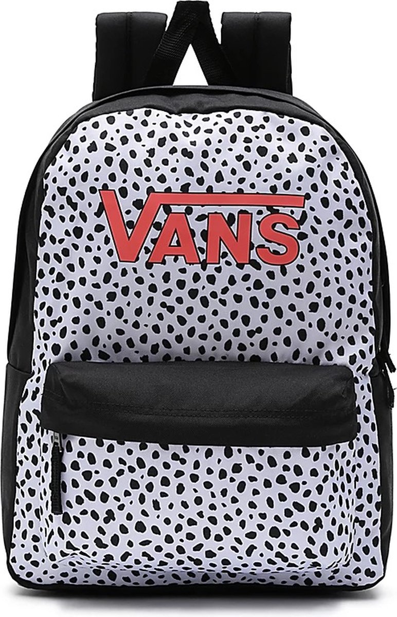 Vans Realm Kids Girls Rugzak Dalmatian Black / White | bol.com