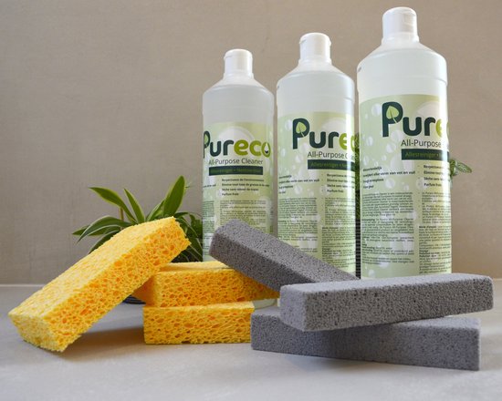 Pureco - Forfait Nettoyage Écologique - Forfait Premium avec 3 x Nettoyant  Tout Usage... | bol.com