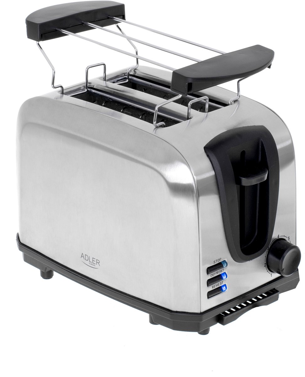 Adler AD3222 - Broodrooster - Toaster met broodjesrooster - 1000 Watt