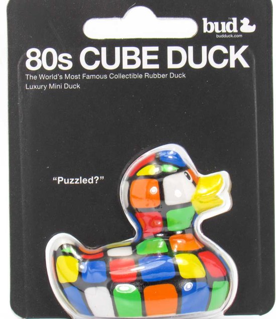 Luxury MINI 80s CUBE DUCK van Bud Duck: Mooiste Design badeend ter Wereld van Bud Duck — afbeelding 3