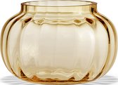 Rosendahl - Primula waxinelichthouder amber 9,5cm - Waxinelichthouders