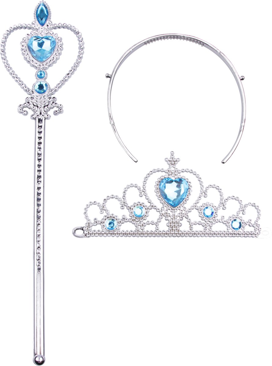Uitdeelzakjes - Traktatie Kind - Verjaardag - 5-Pack Toverstaf - 4 x Toverstaf - Kroon / Tiara - Roze - Voor bij je prinsessenjurk - Prinses — afbeelding 2