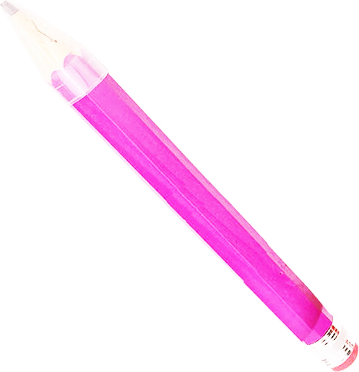 Reuze Potlood - Met Gum - 35cm - Roze - 1 stuk