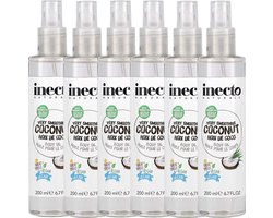 Inecto Coconut Body Oil - 6 Pak - Hydraterend - Natuurlijk - Heerlijke Geur
