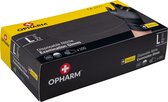 Opharm handschoenen nitril zwart maat XL -10x100 Omdoos