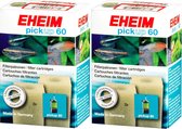 Eheim - Filterpatroon Pick Up 60 en 2008 - 2x 2 stuks