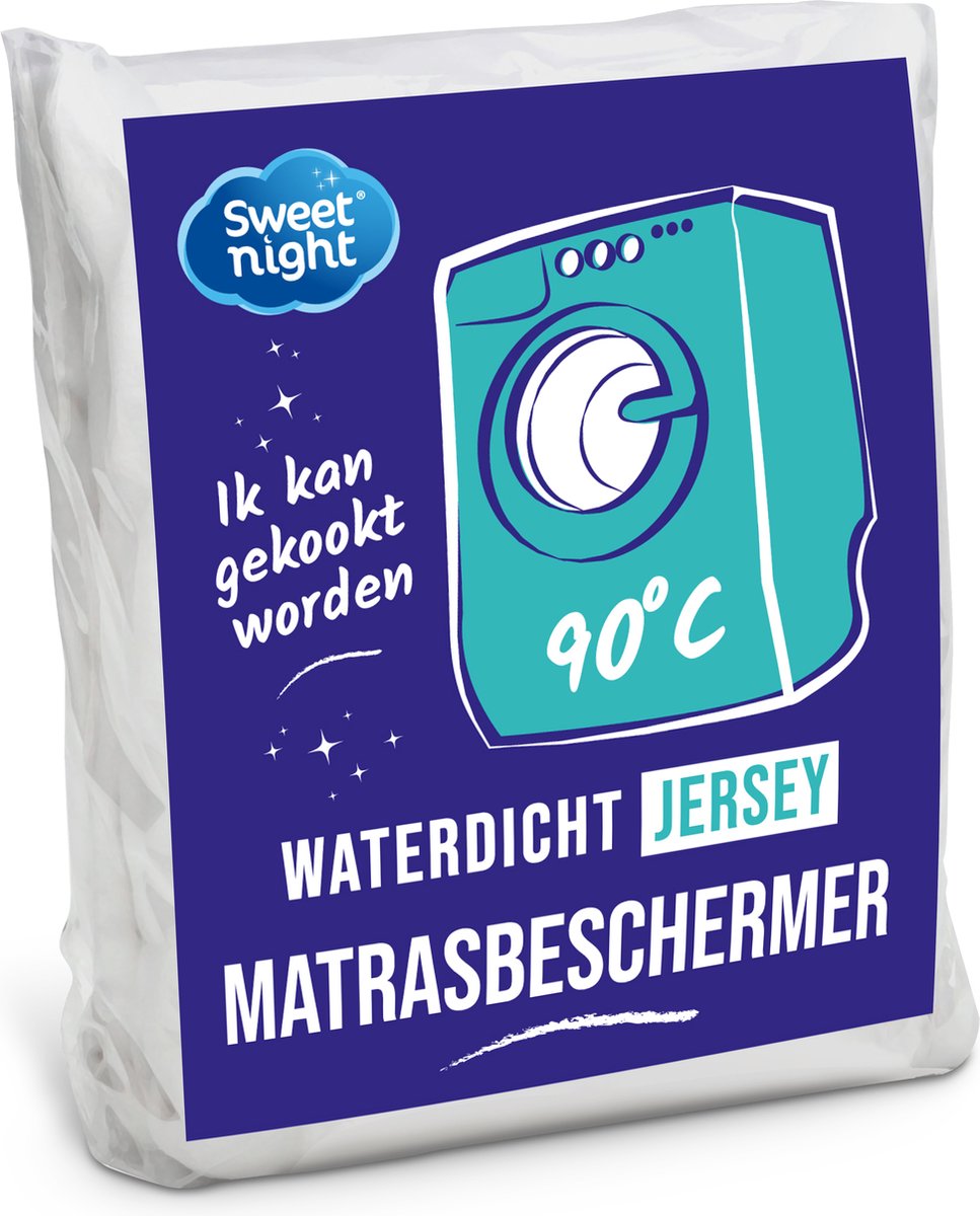 Matrasbeschermer 160x200 cm | Waterdicht en ademend |Stil matrashoes | Wasbaar op 90°C