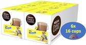 Nescafé Dolce Gusto capsules Nesquik - chocolademelk - 6x16cups =96 cups - geschikt voor 96 drankjess