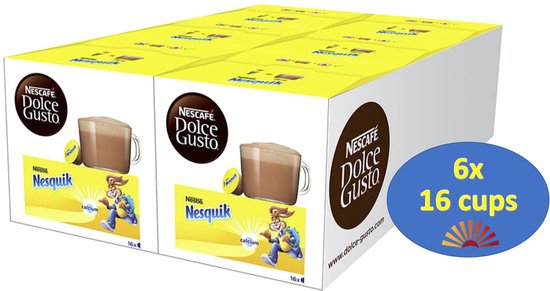 Nescafé Dolce Gusto capsules Nesquik - lait au chocolat - 96 tasses -  convient pour 96