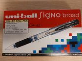 Uniball roller Signo Broad, 0,65 mm, zwart 12 stuks