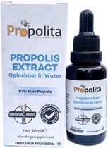 Propolis Tinctuur extract oplosbaar in water 30ml Propolita alcohol vrij