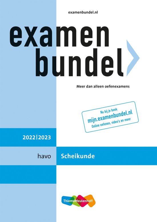 Examenbundel havo Scheikunde 2022/2023