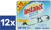 Lingettes Instanet lunettes Instanet - 12 x 40 pièces - Pack économique