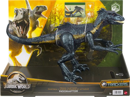 Jurassic World Opsporen en Aanvallen Indoraptor - Dinosaurus Speelgoed | bol
