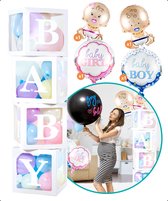 Gender Reveal Ballonnen Decoratie Feestpakket – Geslachtsbepaling