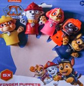 Nickelodeon Marionnettes à doigts Paw Patrol Junior Siliconen 5 pièces