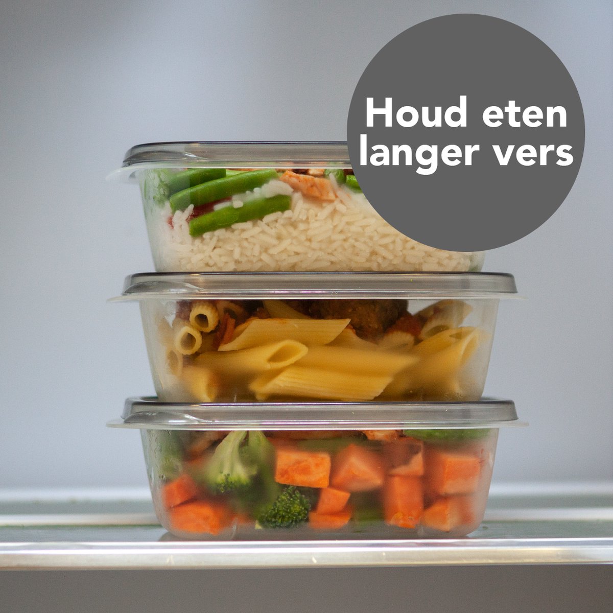 Meal prep Bakjes - Diepvriesbakjes - 520ml - 6 Stuks - BPA vrij - PFAS vrij - Vershoudbakjes set met deksel - Bewaarbakjes - Magnetron bakjes - Diepvriesdozen - Meal prep container - Vershouddoos - Stevig en Herbruikbaar - LocknLock — afbeelding 7