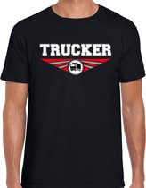 Trucker t-shirt heren - beroepen / cadeau / verjaardag L