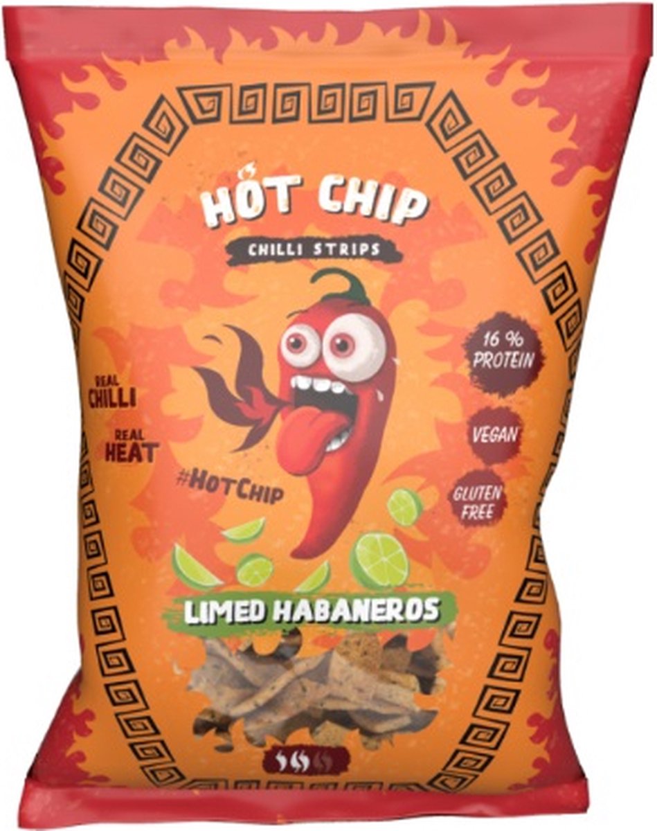 HOT CHIP Habanero chips met limoen en chili peper 40 000 scoville
