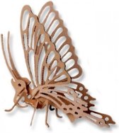 Bouwpakket 3D Puzzel Vlinder- hout