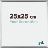 Your Decoration Bordeaux Kunststof Fotolijst - 25x25 cm - Zilver Your Decoration Bordeaux Kunststof Fotolijst - 25x25 cm - Zilver