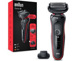Braun Series 5 51-R1200s - Elektrisch Scheerapparaat Mannen - Met Precisietrimmer - Rood Braun Series 5 51-R1200s - Elektrisch Scheerapparaat Mannen - Met Precisietrimmer - Rood