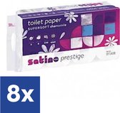 Wepa Satino - 3 plis Papier toilette - avec un parfum Camomille - 8 x 8 (64) Rolls - emballage Advantage - Super doux et absorbant l' humidité ,