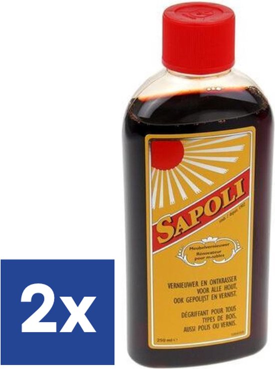Sapoli - Rénovateur de meubles foncé - 2 x 250 ml
