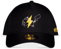 Pokémon - Pikachu Bliksem Pet - Verstelbaar - Zwart