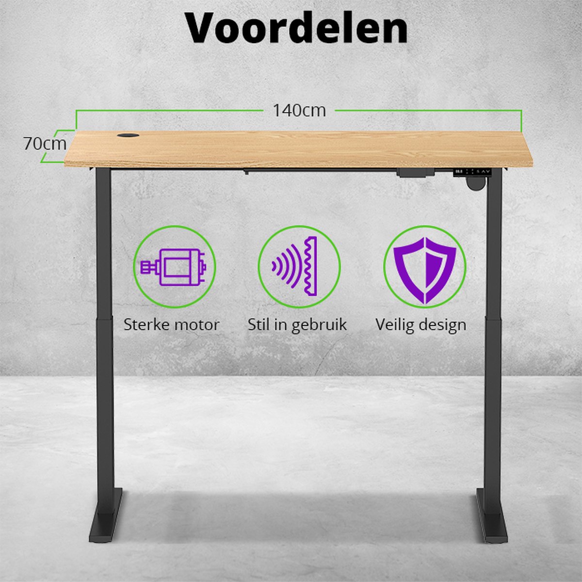 Zit Sta Bureau Elektrisch Onderstel Smart Vanaf €449,00