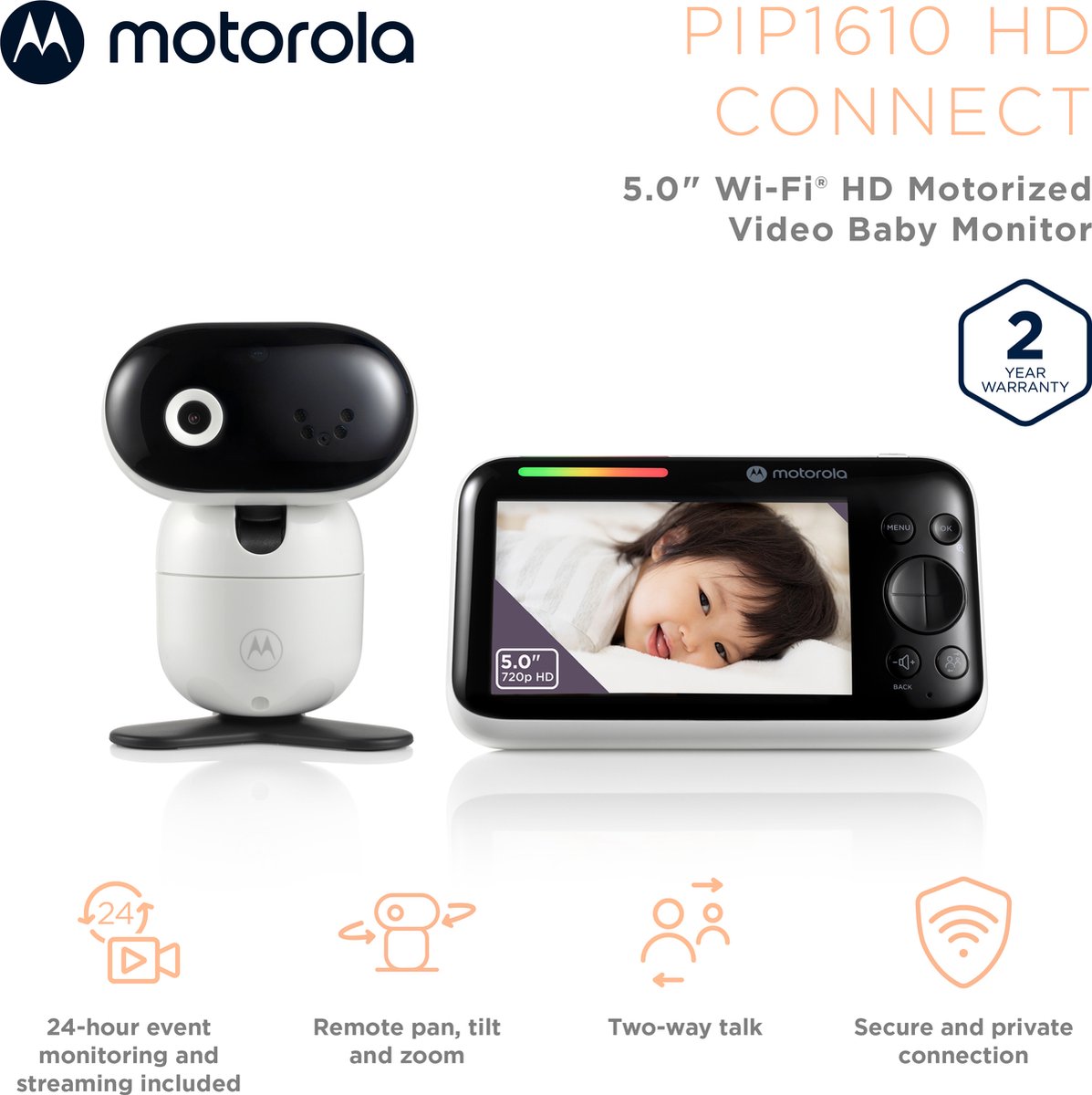 Motorola PIP 1610 Babyfoon - afbeelding 3