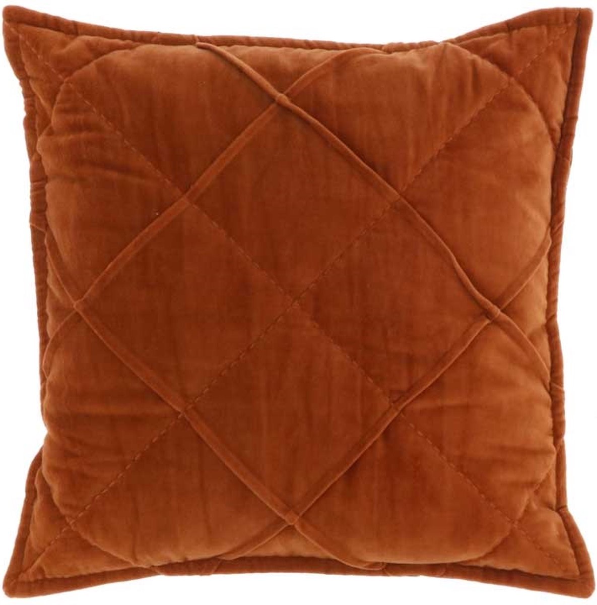 Unique Living - Kussen Doutzen 45x45cm Leather Brown