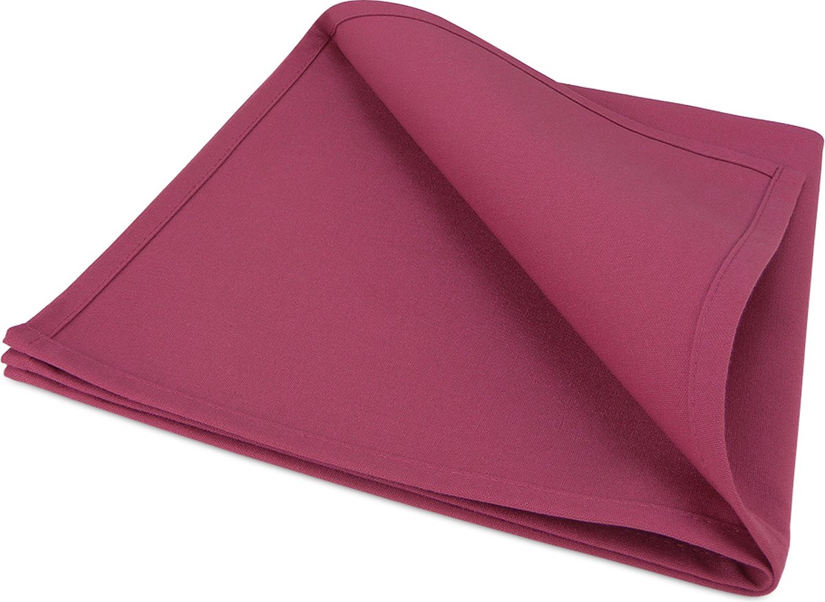 Treb Horecalinnen Servetten 4 Stuks Wild Raspberry 51x51cm - Treb SP