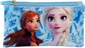 Disney Frozen - etui - 3 vakken - 3 ritsen - 3D afbeelding