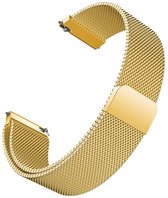 Bandje geschikt voor Huawei Watch GT 2 46mm / GT 2 Pro / GT 2e - Goud Milanese Band