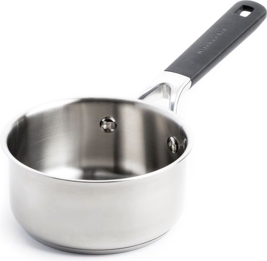 Casserole KitchenAid Classic en acier inoxydable 16cm - 1,5L