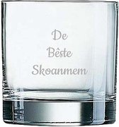 Gegraveerde Whiskeyglas 38cl De Bêste Skoanmem